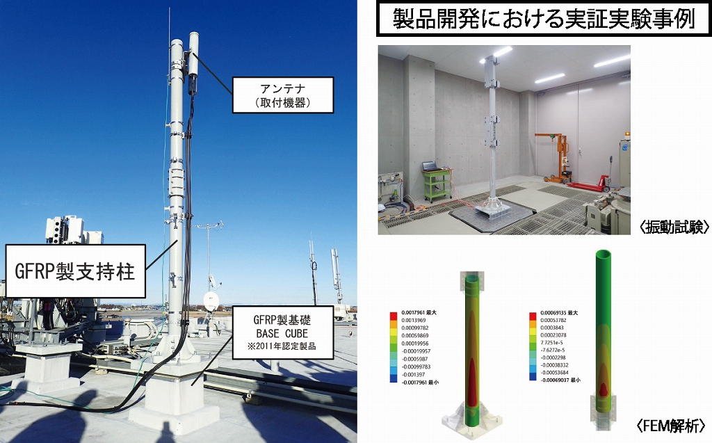 GFRP製支持柱